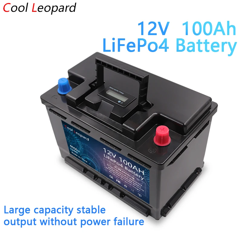 

Built-In BMS Original Li-Iron Phosphate Battery Pack 12V 100Ah 300Ah Ferrous Lithium Phosphate Household Energy Storage Solar RV