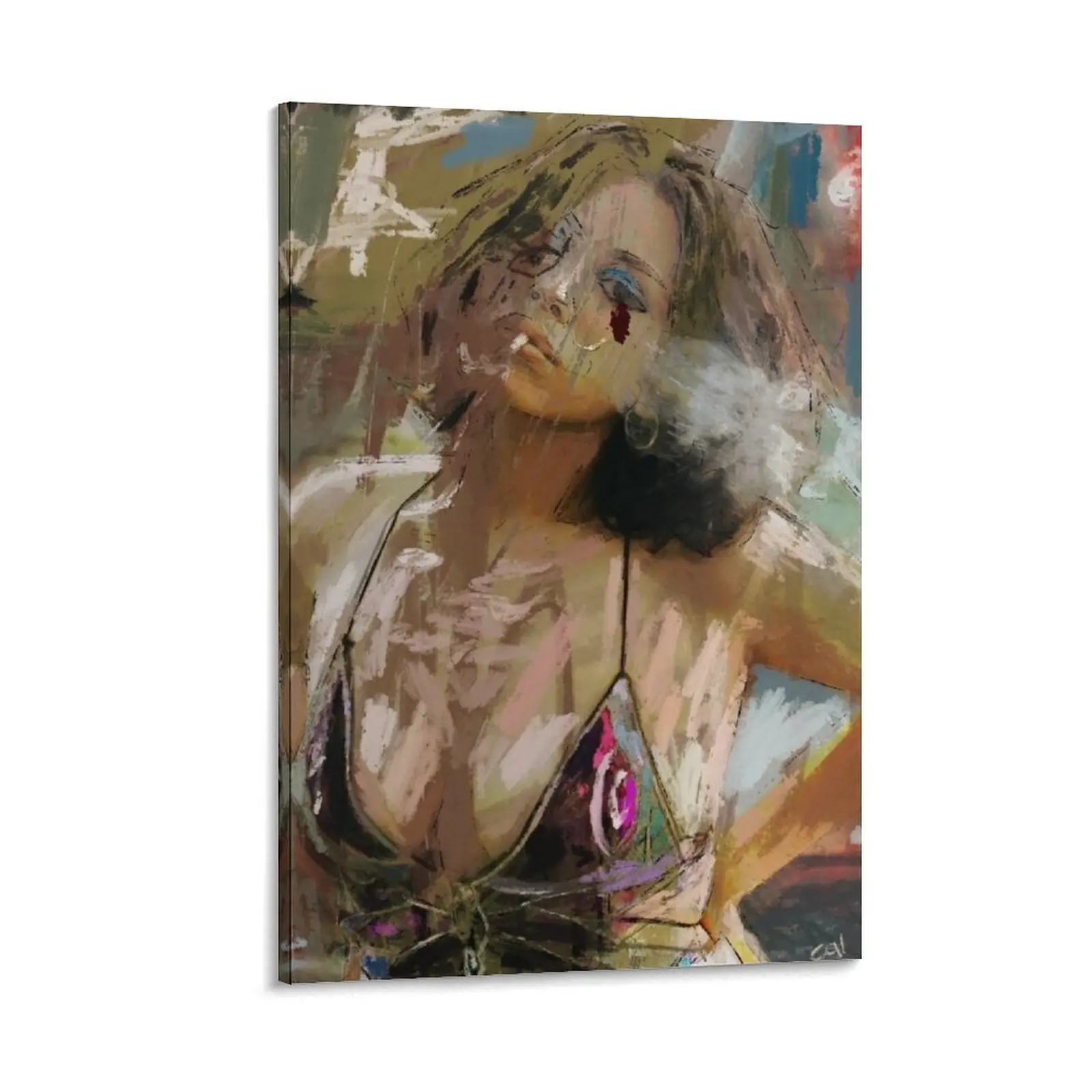 

A Portrait of Valentine- Cal (2024) Canvas Painting anime figure bedrooms decor