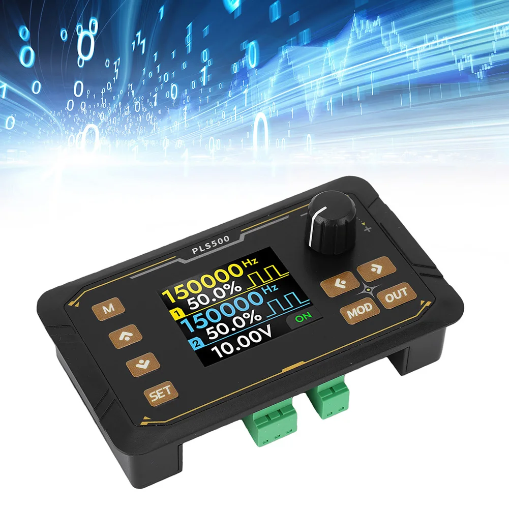 

Генератор импульсов для лабораторных испытаний, 0-100% коэффициент заполнения, шаг 0,1, время восходящего фронта 10 нс, управление фазой 0-359