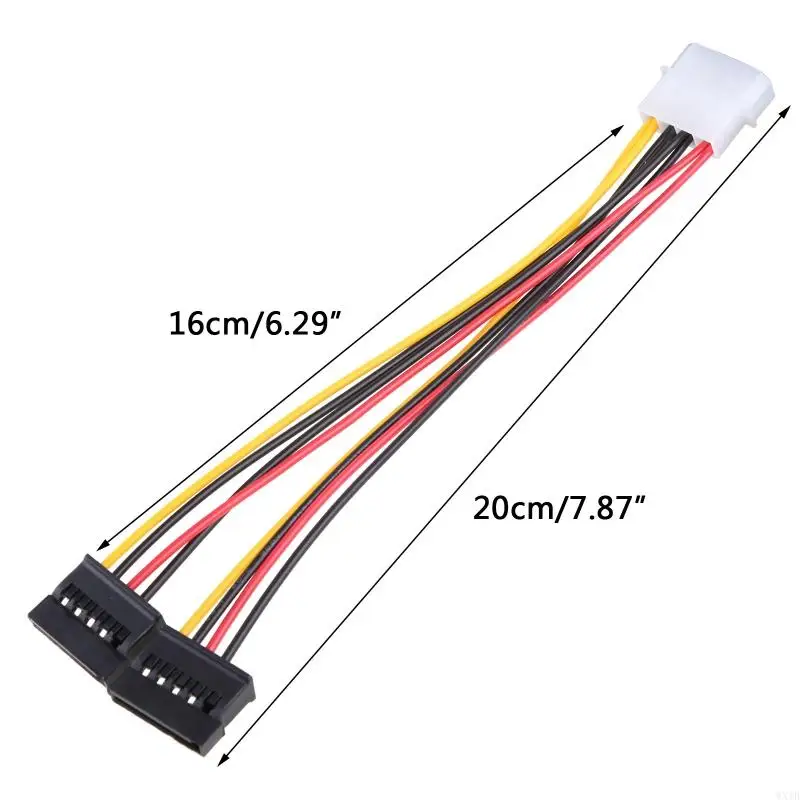 シリアルポートSATA 1〜2スプリッター電源コードデュアルSATA 15pin電源ライン4ピンIDE電源コードコンバーター拡張