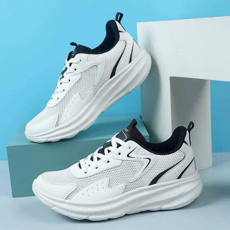 

Large Size 48 Men's Breathable Sports Casual Shoes Summer New Style All-Match Flat Bottom Net Shoes for Students