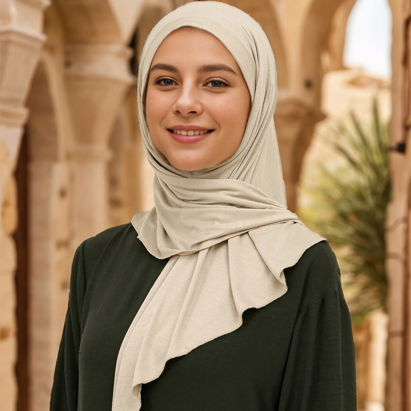 

Мягкий однотонный модальный трикотаж, хиджаб, мгновенный хиджаб, шарф для мусульманки, готовый к ношению, повседневные накидки, исламский платок, тюрбан 68*68 см