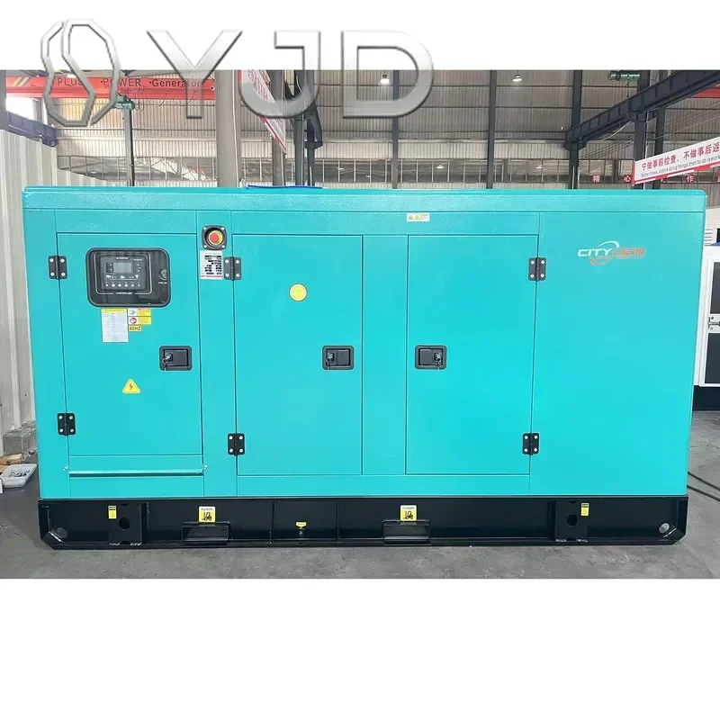 3 Phase 150 KVA 120KW Silent Generator Open Frame Auto Start Remote Start