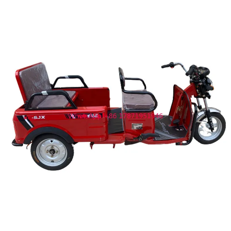 New product electric tricycle 3 wheel trike electric with fliping storage box for cargo & passenger