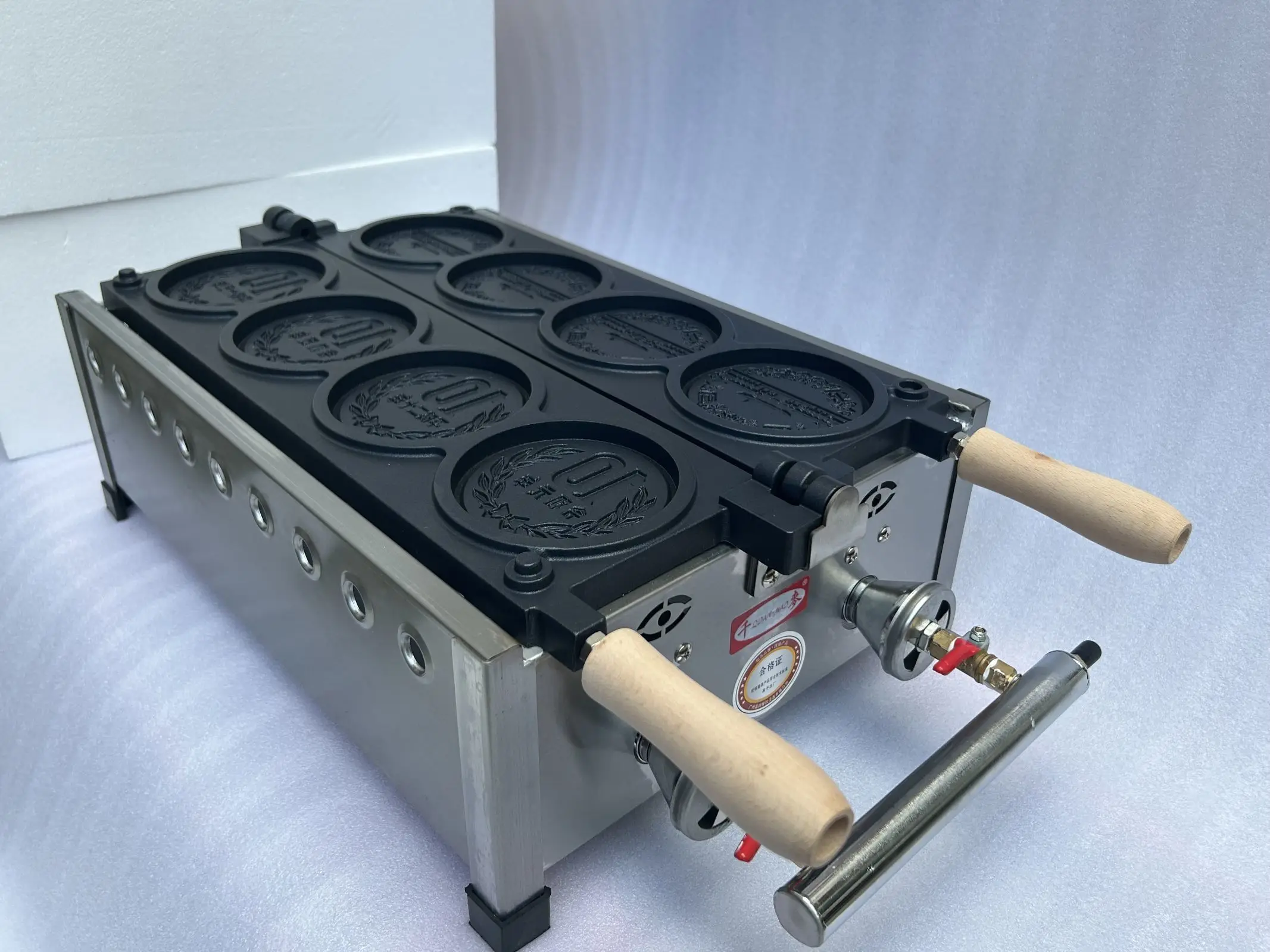 3/4 PCS Moneta d'oro Macchina per waffle Formaggio Cartoon Moneta Scones Waffle Maker per Internet commerciale Celebrità Corea Snack al forno