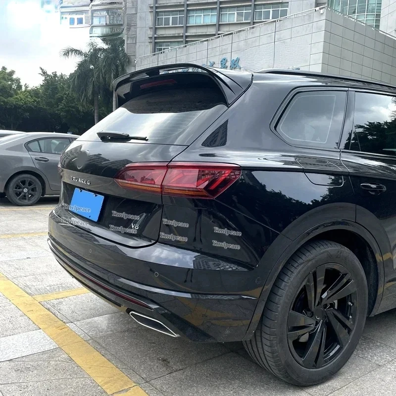 For Volkswagen VW Touareg Spoiler 2019 2020 2021 2022 High Quality ABS Plastic Rear Roof Spoiler Trunk Wing Car Accessories