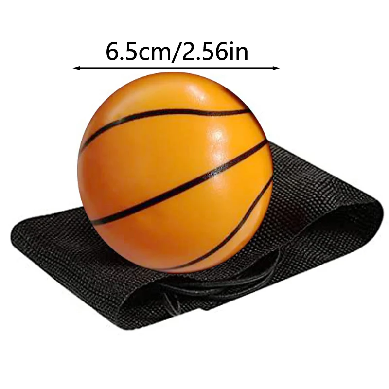 Elastic Wrist Ball Sponge Ball Nylon Rope Game Practice Rubber Handball Children's Toy Finger Ball Outdoor Boys' Leisure Toy