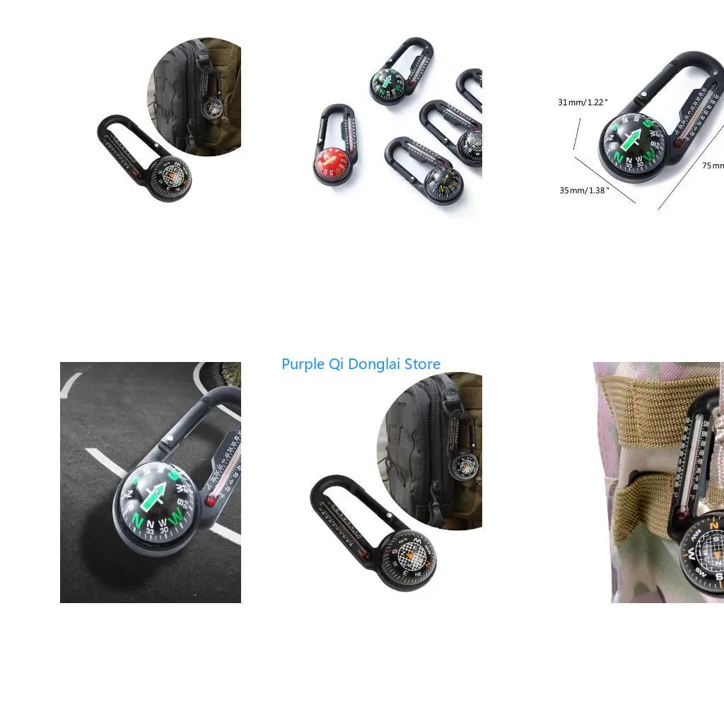 L21E Outdoor with Temperature Gauge for Explorers Portable Chain Jewelry