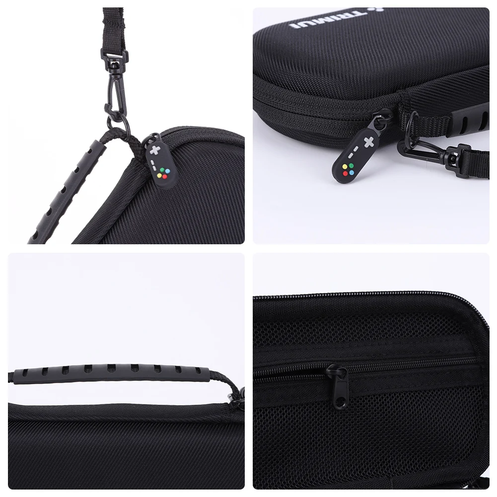 For Trimui Smart Pro Carrying Case Handheld Game Console Black Hard Travel Storage Bag Video Game Console Portable Bag NEW image 5