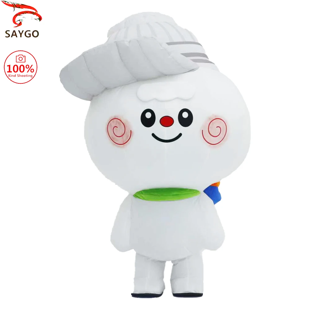 

SAYGO Inflatable Embroidered Boys' Clothing Mascot Parade Adult Character Cosplay Birthday Halloween Party Event Plush Set