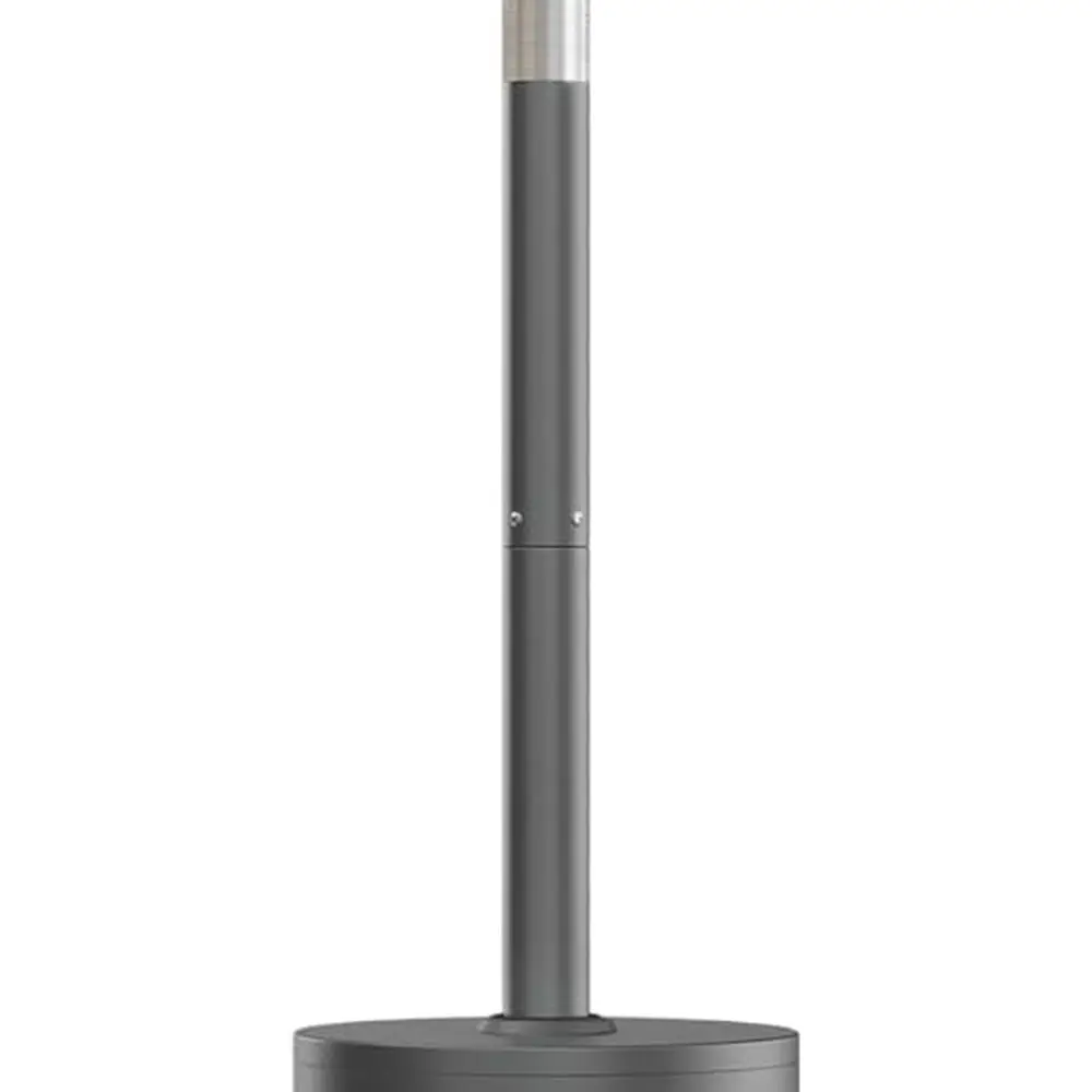 

Outdoor Patio Heater, 50,000 BTU, Round Table Style, Double-Layer Stainless Steel, Wheeled, Suitable for Home and Business, Gray