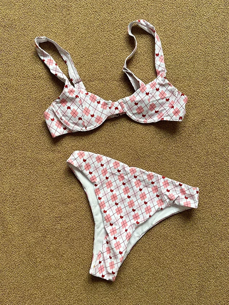 

Новинка 2025, сексуальный комплект бикини с низкой талией, женский купальник, женский купальник с цветочным принтом, купальный костюм, купальные костюмы, бикини, лето