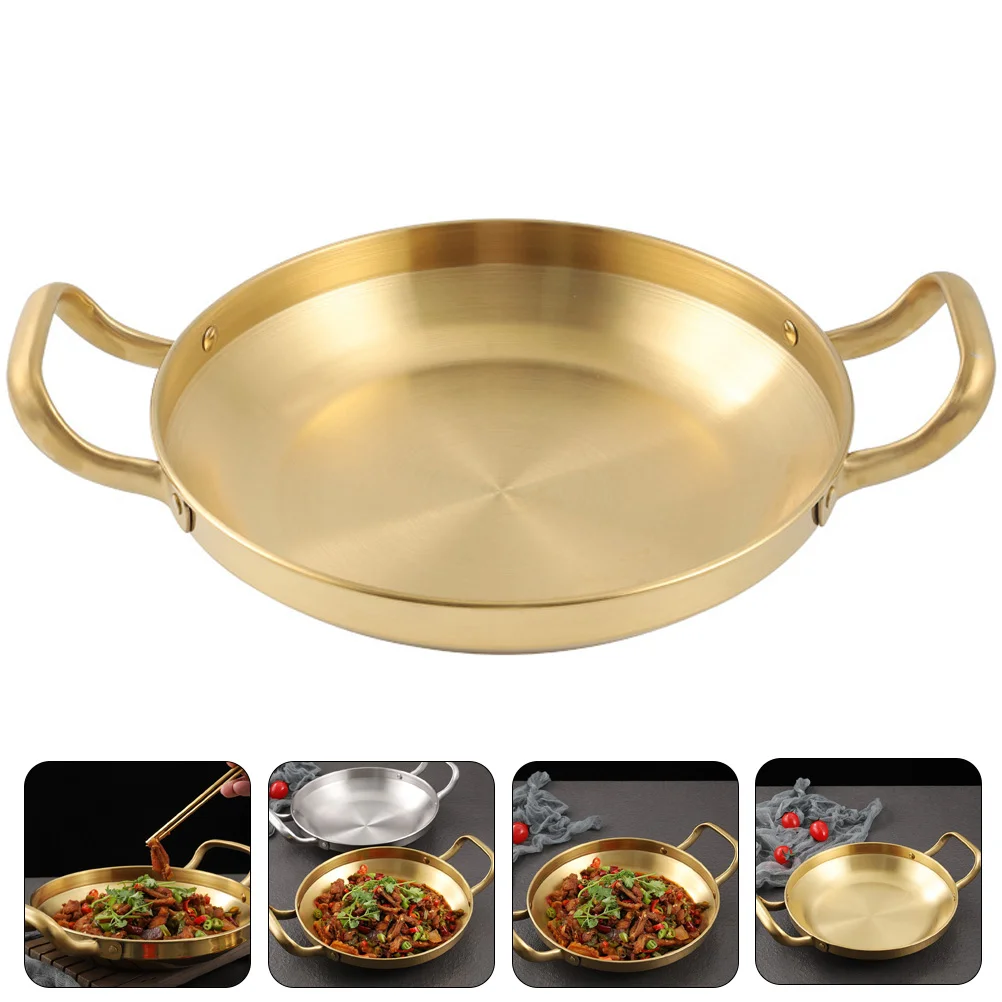 

Korean Army Pot Paella Pan Rice Cooker Stainless Steel Family Dry Holder Unique Design