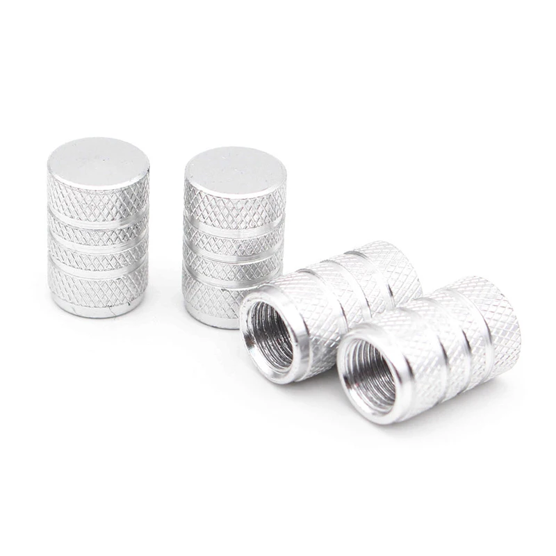 4pcs Universal Car Wheel Tire Valve Stem Caps Dust Covers Aluminum Tire Wheel Stem Air Valve Cap Car Accessories