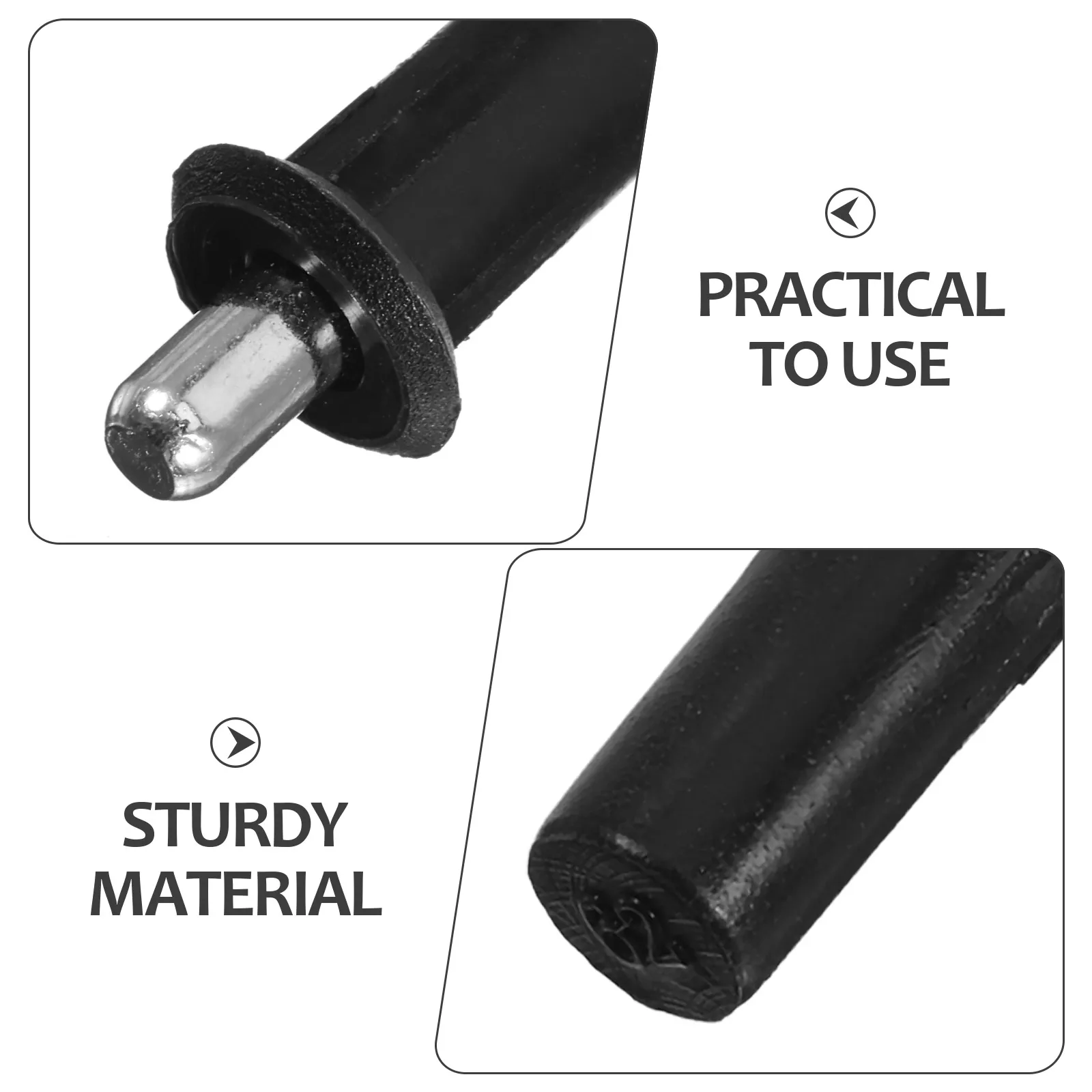 20Pcs Cabinet Door Repair Pins Sturdy Shutter Fasteners with Spring Loaded Mechanism for Smooth Noise Reduction Universal Hinge