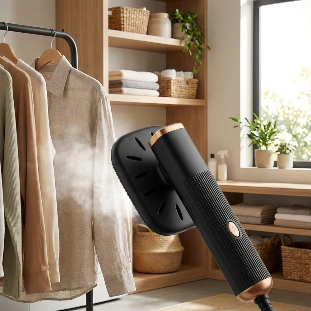 Portable 360° Handheld Steam Iron USB Powered High Temperature Steam Ironing Machine Multi-functional Fabric Clothes Steamer Lig