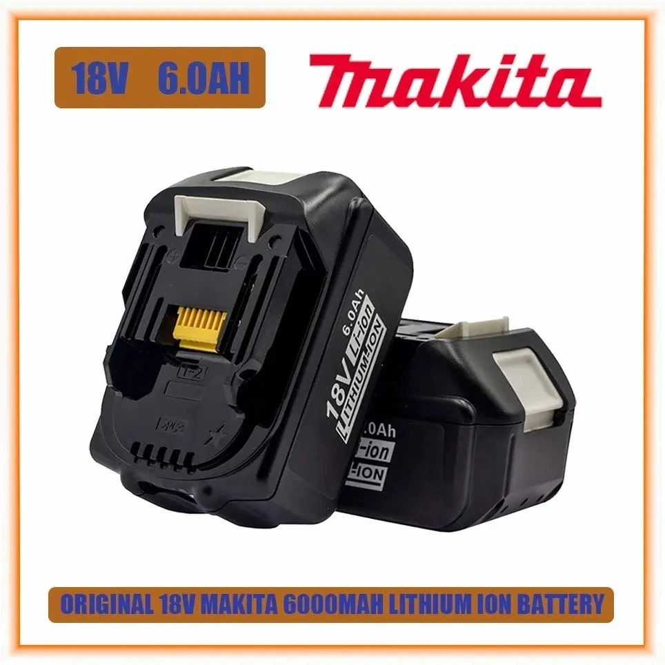 

Makita 100% оригинальный 18 в 6000 мАч перезаряжаемый аккумулятор для электроинструмента со стандартной заменой литий-ионных аккумуляторов LXT BL1860B BL1860 BL1850