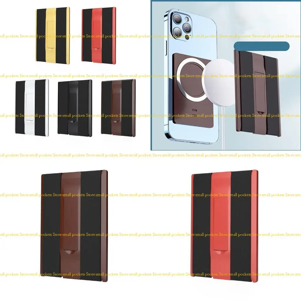 

R1WD Smartphone Finger Strap Grip Finger Kickstand Tabletop Car Mount Phone Holder