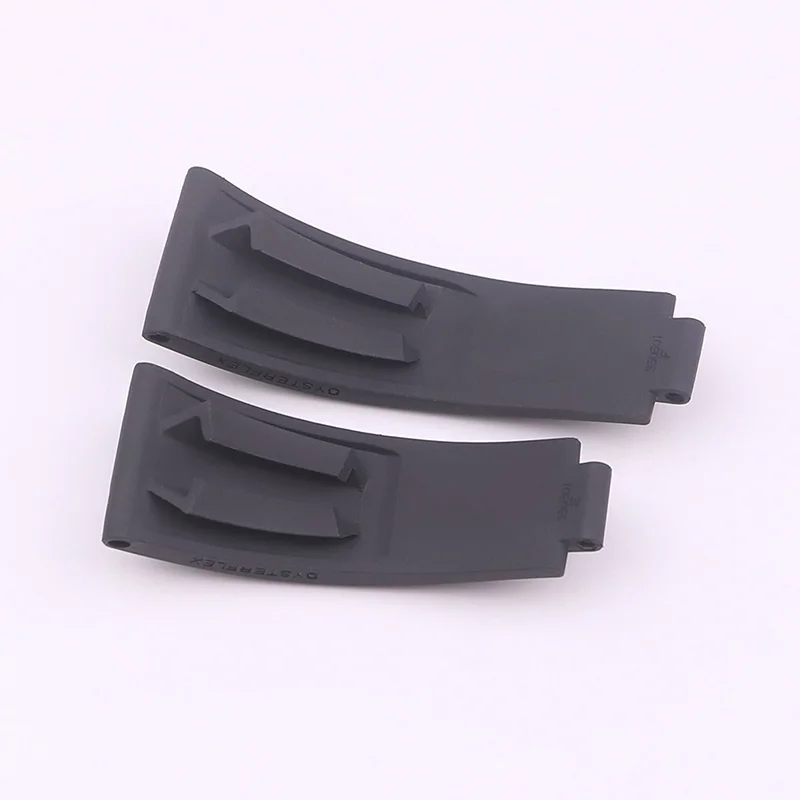 XIANERSHANG Top Dustproof Fluororubber Watchbands Viton Strap With Built-in Steel Plate 20MM 21MM Belt Watch Accessories