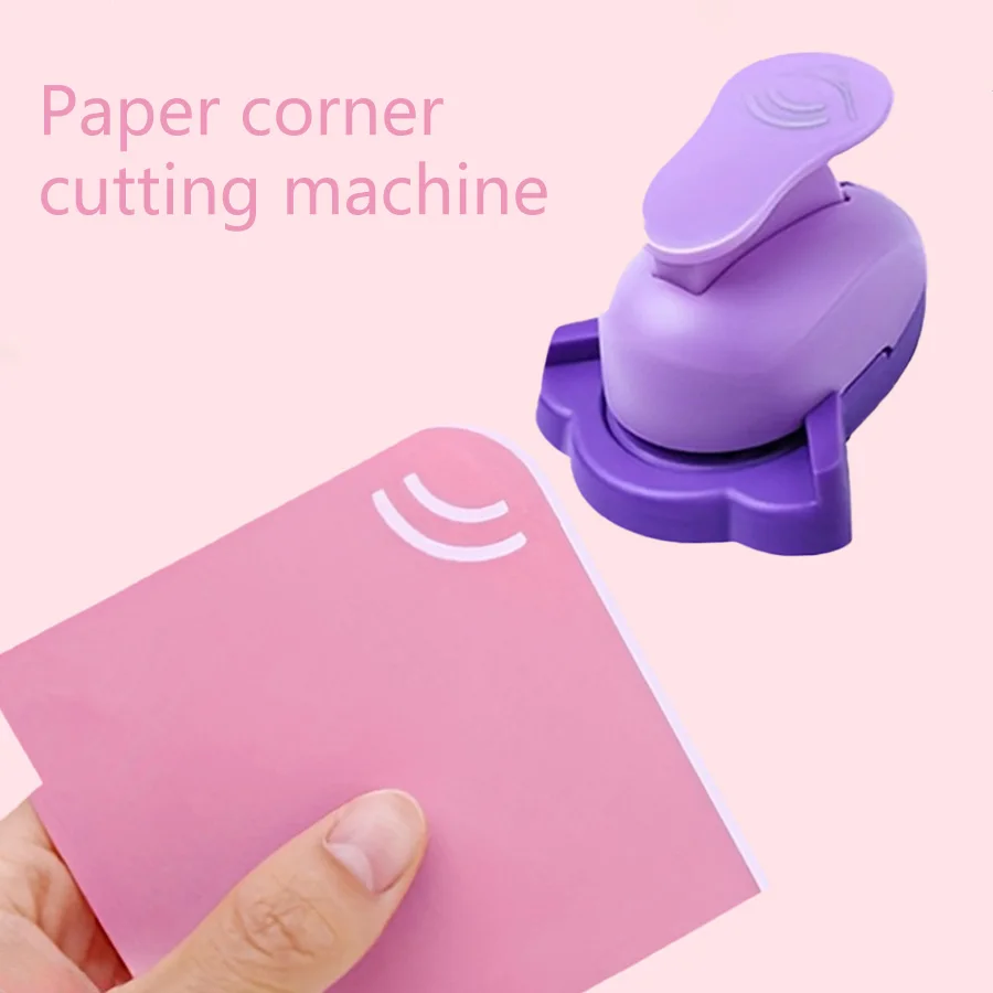 Paper corner cutting machine, creative DIY edge and corner embossing decoration, right-angle rounded corner punching machine
