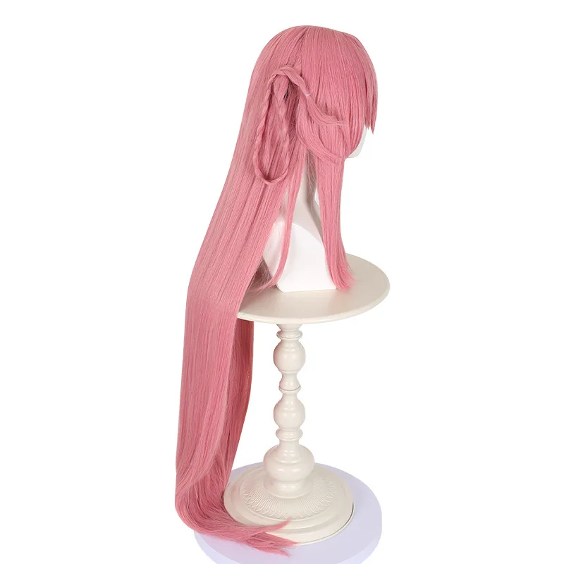 Parrucca COS stile cinese Angelo lucido infinito Kuru Kuru Parte superiore del cuoio capelluto con simulazione di capelli lunghi rosa