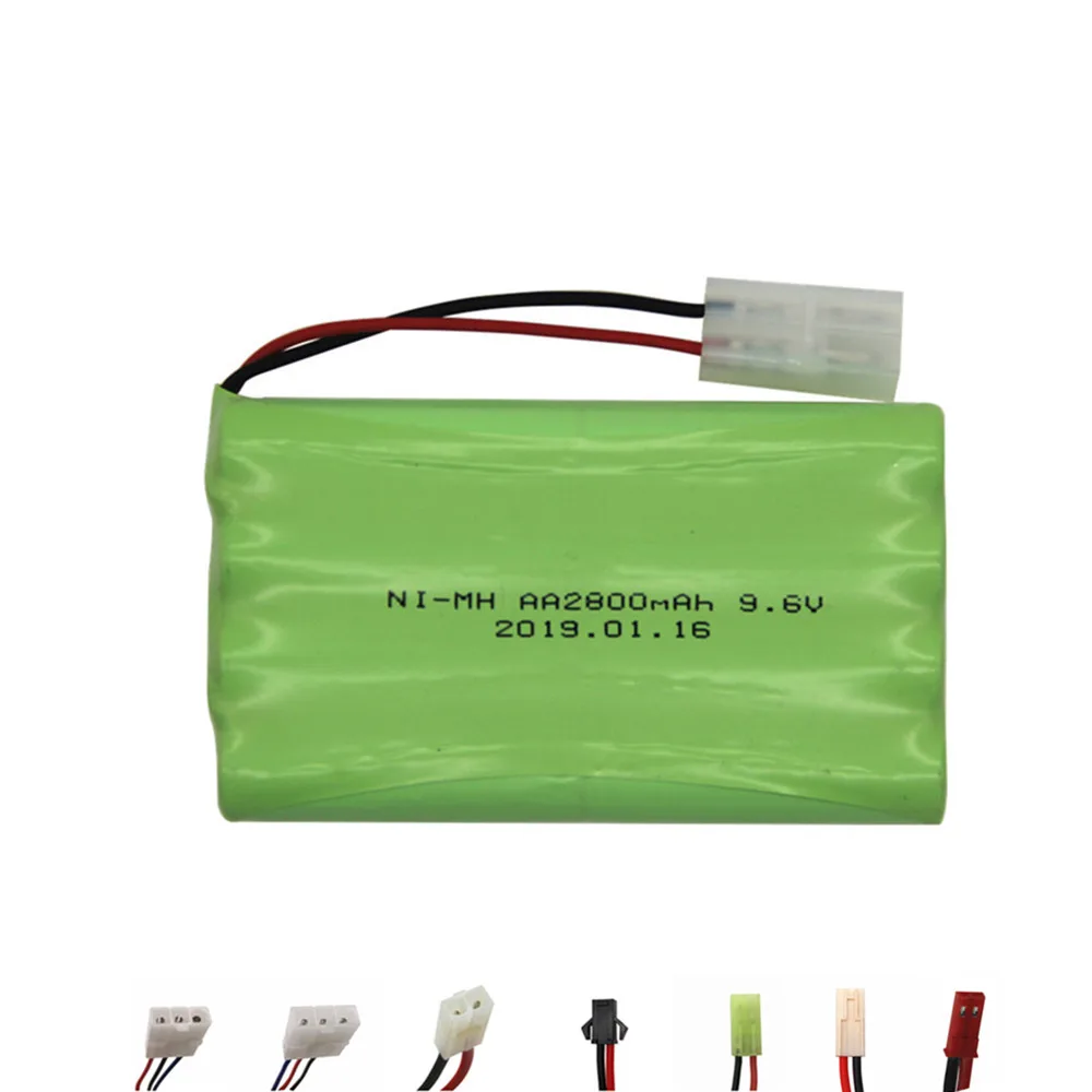 9.6V 700mAh 800mAh 1000mAh 1400mah 1800mAh 2400mAh 2800mAh Akumulator Ni-Cd / Ni-MH do zabawek RC Samochody łodzie pistoletowe obiekty bezpieczeństwa