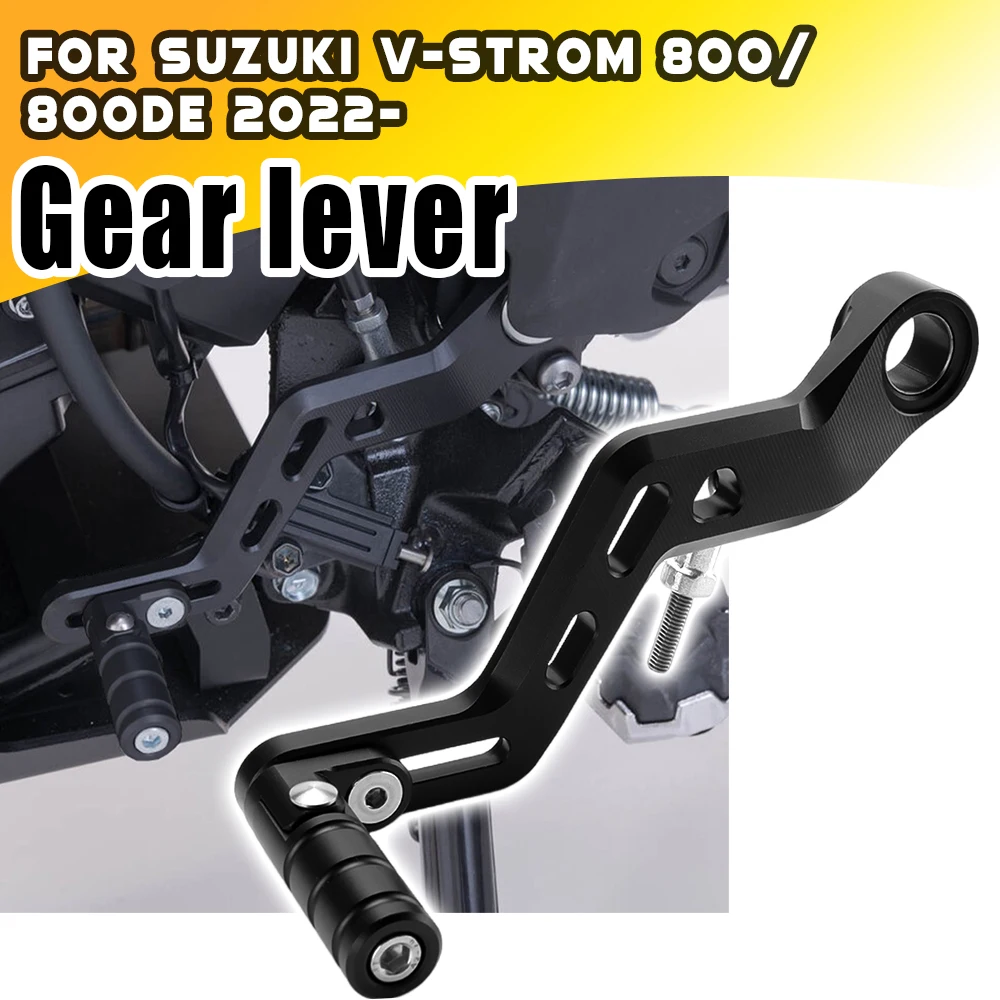 Motorcycle CNC Aluminum Adjustable Folding Gear Shifter For Suzuki V-Strom 800 800DE DL800 2022 2023 Shift Pedal Lever