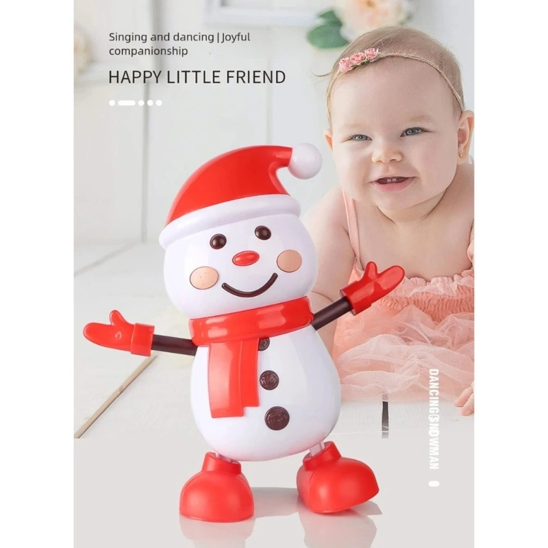 음악과 조명이 있는 춤추는 눈사람, 민첩한 댄스가 있는 대화형 Twerking 눈사람, 쉬운 설정 이동 전기 이동 장난감 15UB