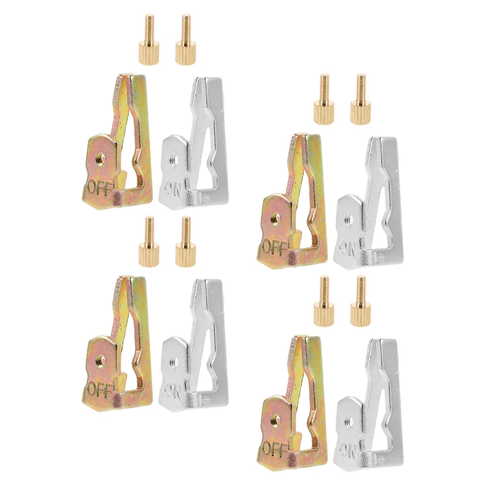 Timer Switch Kit 4 Sets Heavy Duty Metal Iron Parts Compact Pool Trippers Small Replacement Accessories Time Switch Trippers