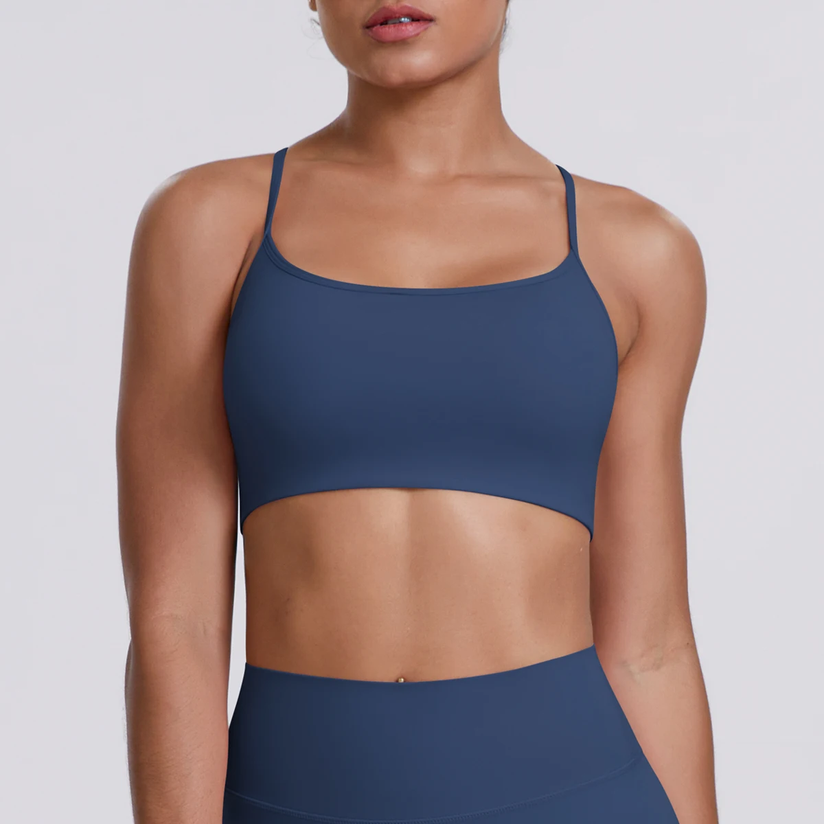 Sport-BH Nahtloses Yoga-Top Damen Fitness-Artikel Gym Active Wear Back Cross Workout Push-up Fitness Laufunterwäsche – Detail 26
