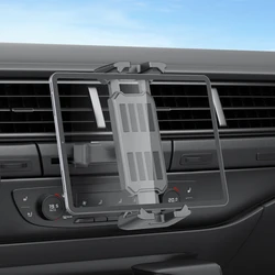 Universal 4-14 Inch Car Tablet Stand Mount CD Player Slot Mount Cell Phone Holder for Ipad Pro Air Iphone Smartphone GPS Bracket