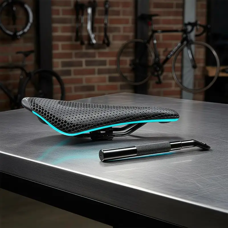 JIELEI Ultraleichte 3D-Gedruckte T800 Carbon-Fahrradplatte, Rostfreies Langlebiges Zubehör für Straßenrennen und Rennveranstaltungen – Detail 1
