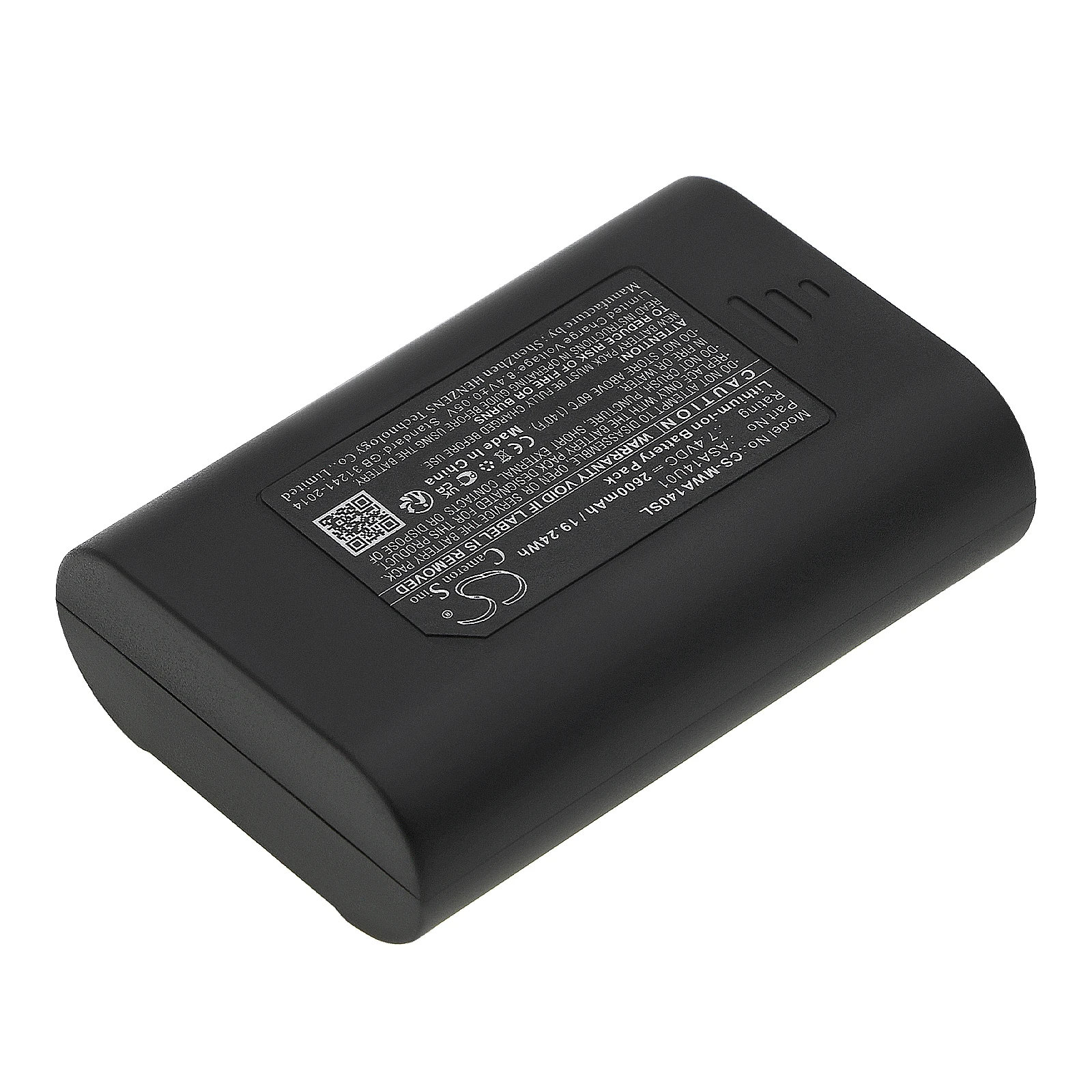 Li-Ion Thermische Elektrische Batterij Voor Mobiele Opwarming, 7.4, V2600mah, Fieldsheer, Handschoenen, Jassen, Vesten