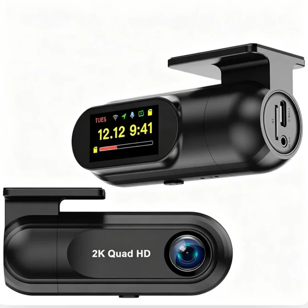 Acceo 2.5K QHD Dash Cam WiFi GPS 2560*1440 Car DVR 24H Parking Monitor Loop Recording Night Vision Mini Dash Camera