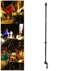 Universal Motorcycle Auto Flagpole Rear Seat Luggage Rack Mount Flag Pole Accessory