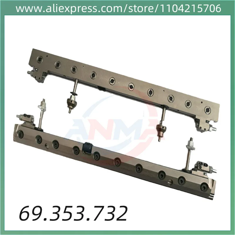 1 Pair Offset Printing Machine Spare Parts GTO Plate Camp 69.353.732 Quick Action Plate Clamp