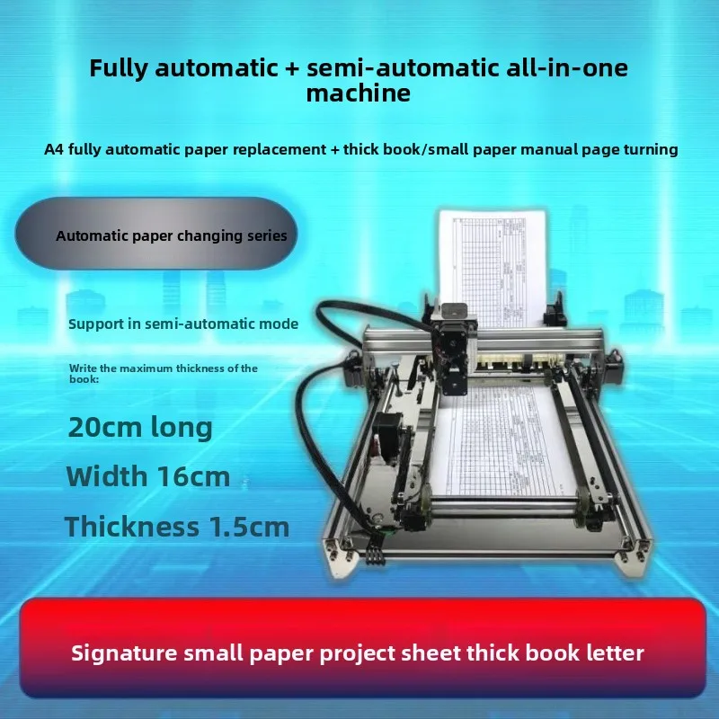 Imitation handwriting for paper, note typewriter