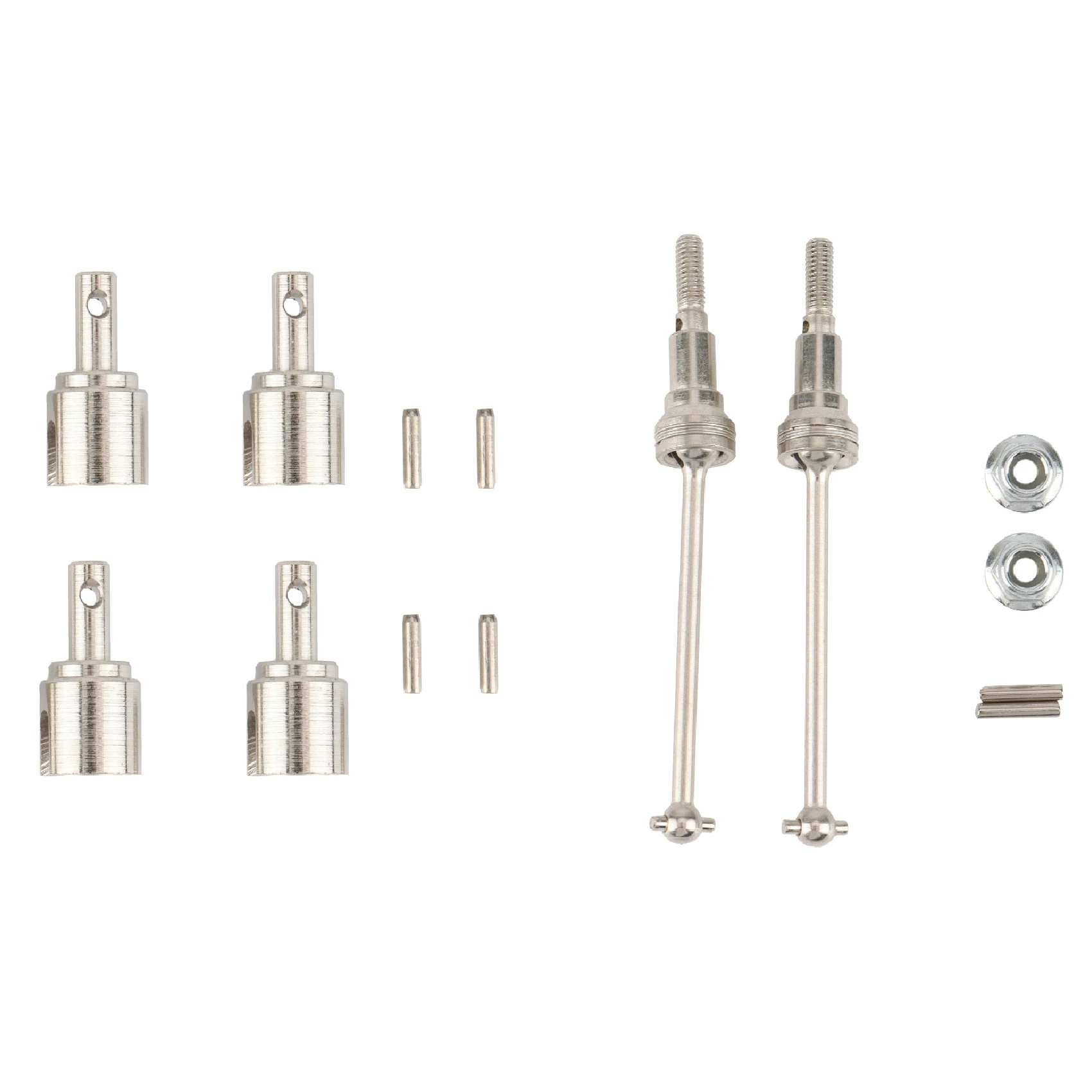 Tasse différentielle en métal B78B-4Pcs pour HBX 16889 16889A 16890 16890A avec arbre d'entraînement avant en métal M16105 pour HBX 16889 16889A