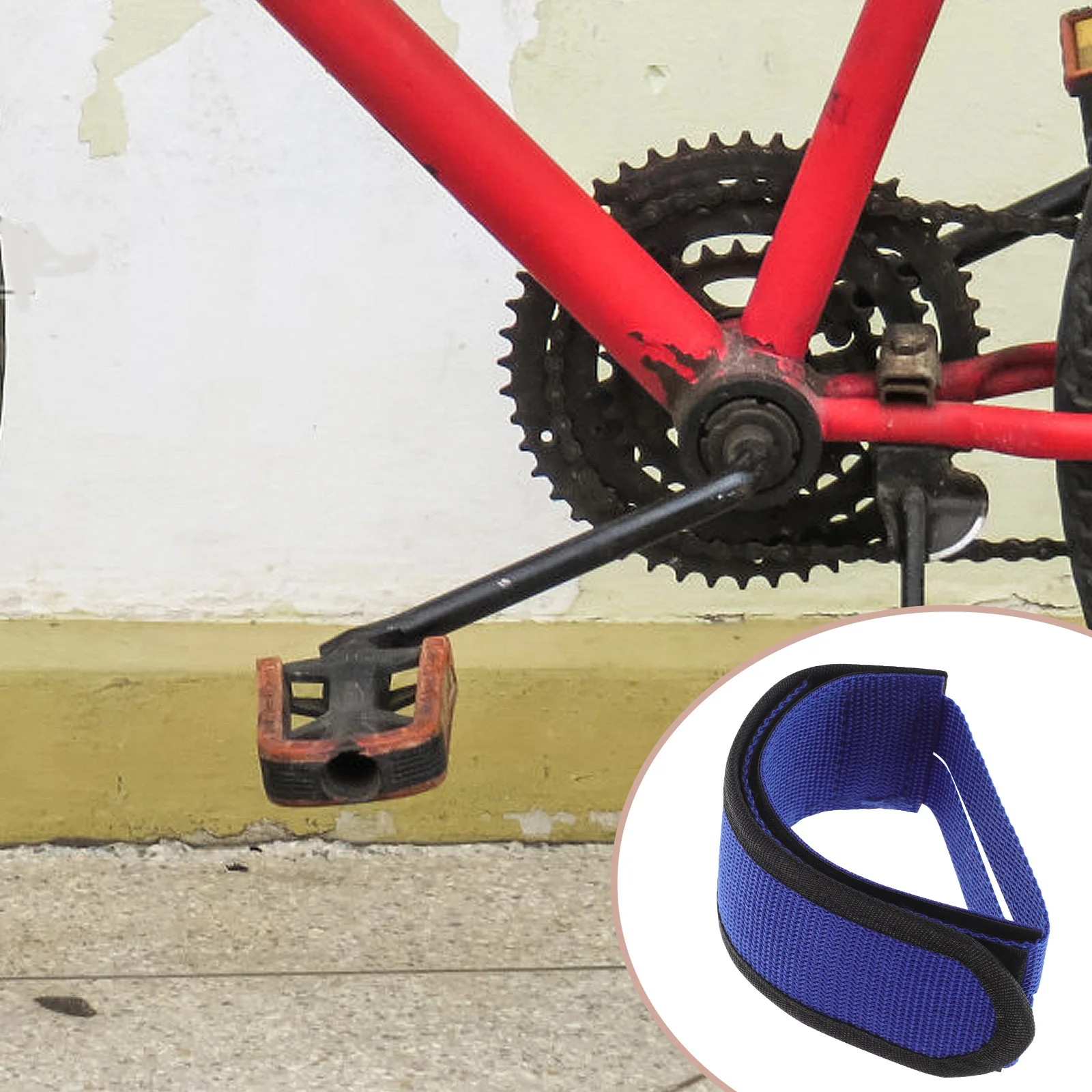 2Pcs Cycling Pedal Straps Adjustable Footrest Straps for Gym and Training Durable and Reliable for Long Term Use