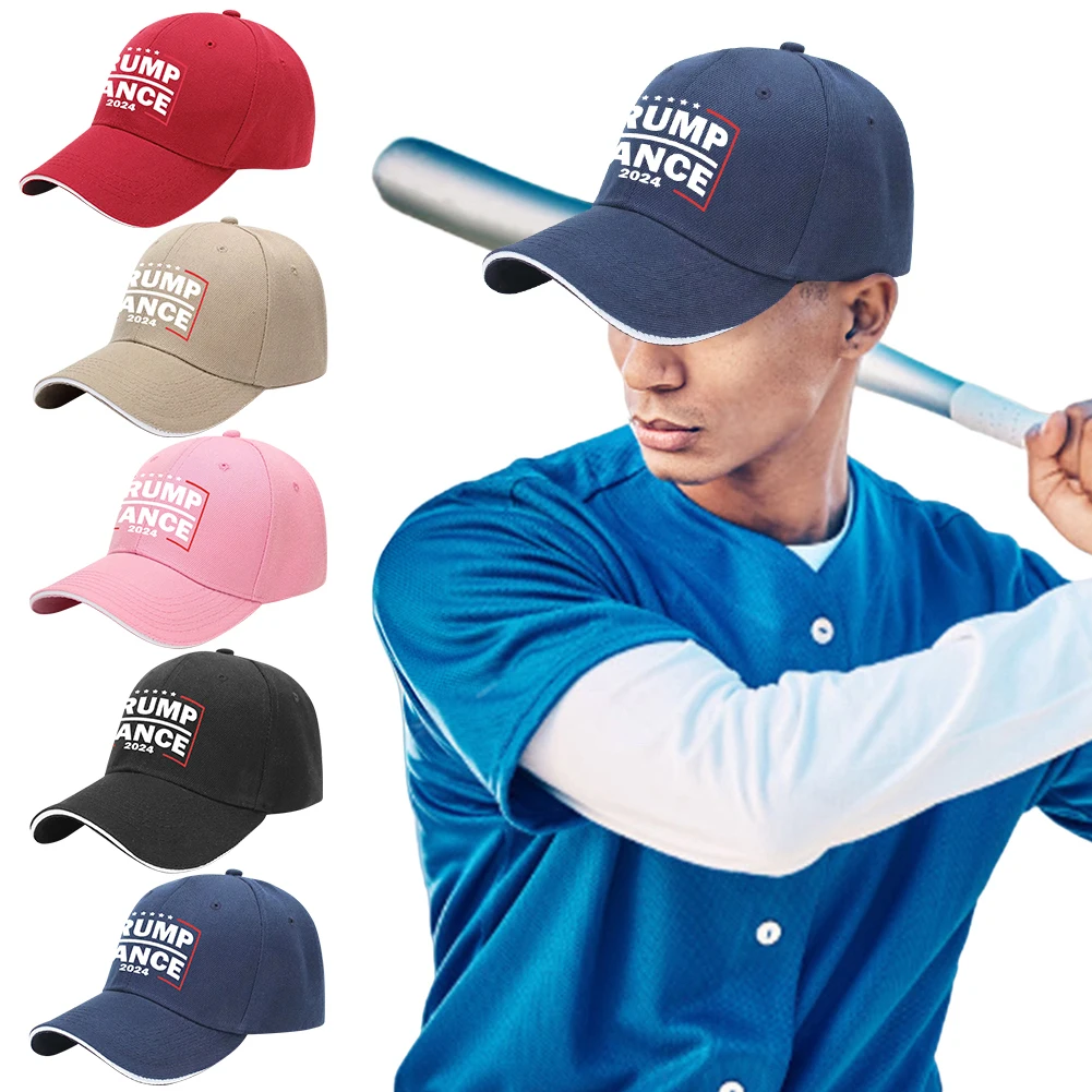 New Donald Trump 2024 Cap Usa Baseball Caps Large Size Maga Snapback President Hat Embroidered Dad Hat for Outdoor Sports