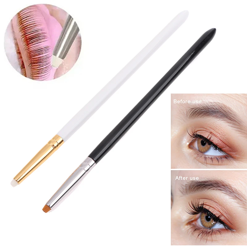 Flat Head Perm Brush Eyelash Styling Brush Lamination Eyelashes Separating Tool Eyelash Extension Supplies Tools Lash Lift Tool