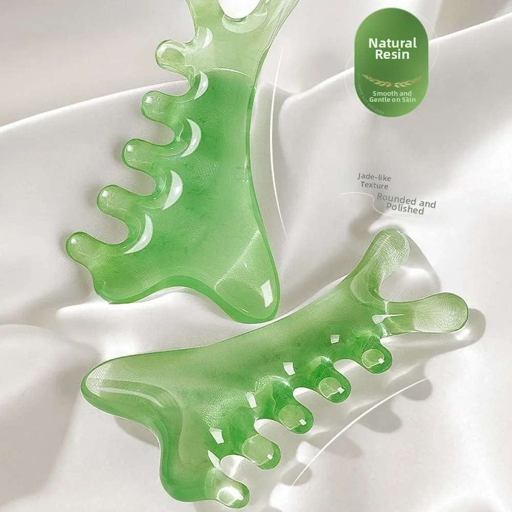 

Gifts 4-in-1 Massage Comb Octopus Multifunctional Head Meridian Combs Scraping Head Dolphin Facial Massager Tool