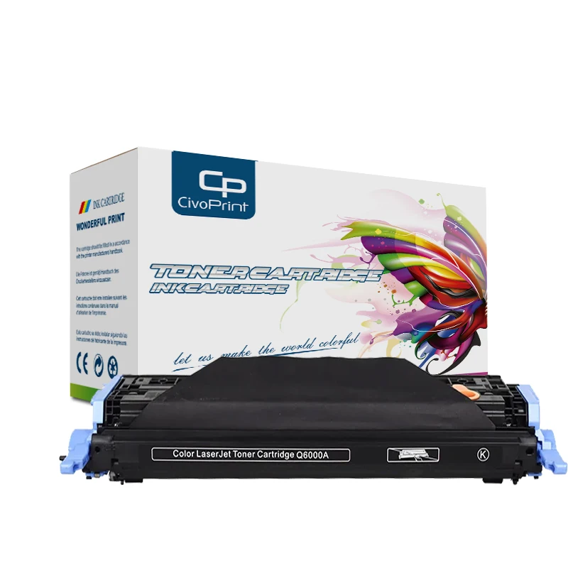 civoprint Q6000A Q6001A Q6002A Q6003A compatible for HP toner cartridge q6000 6000a 124A Laserjet 1600 2600n 2605 2605n 2605dn