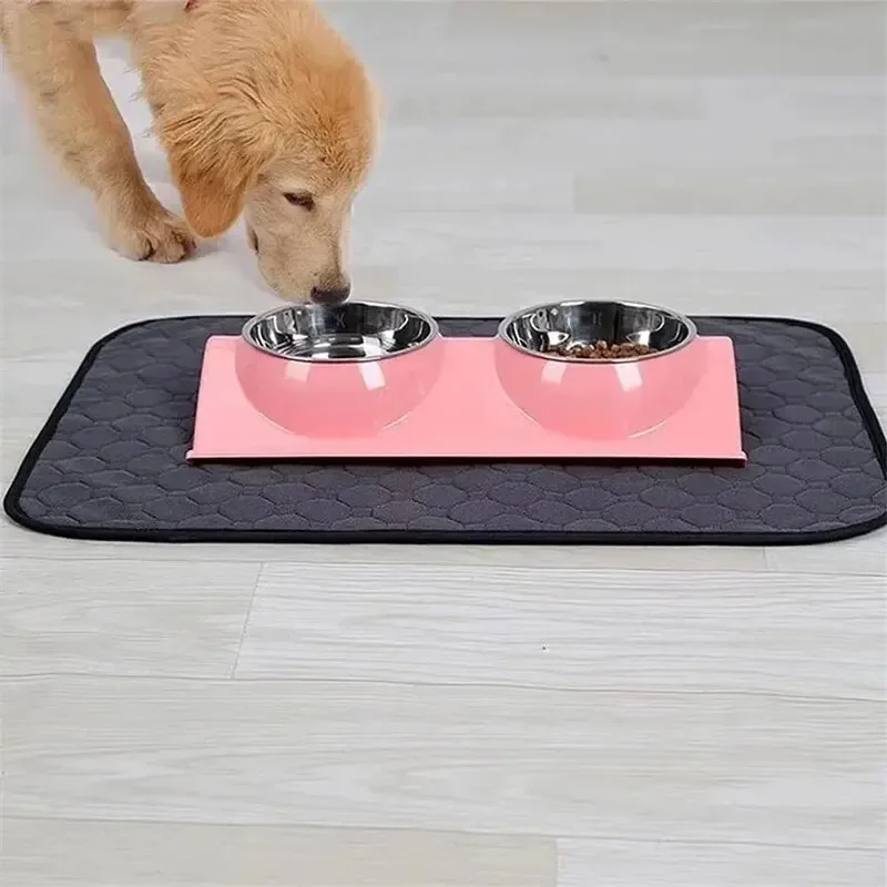 Washable Dog Pet Diaper Mat Urine Absorbent Environment Protect Diaper Mat Waterproof Reusable Training Pad Dog Car Seat Bed