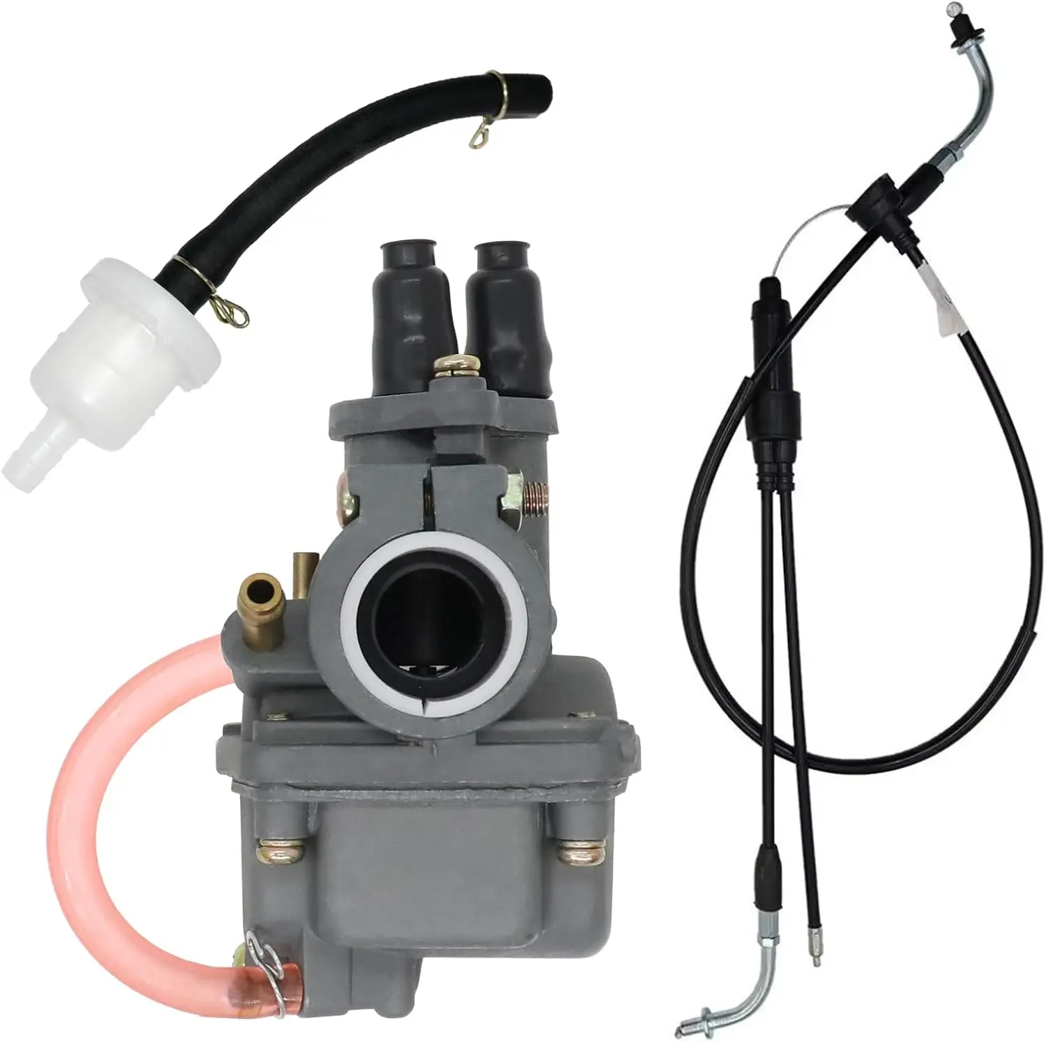 

PW80 Carburetor with Throttle Cable Replacement for Yamaha PW80 PW 80 Y Zinger 1983-2006 Dirt Bike