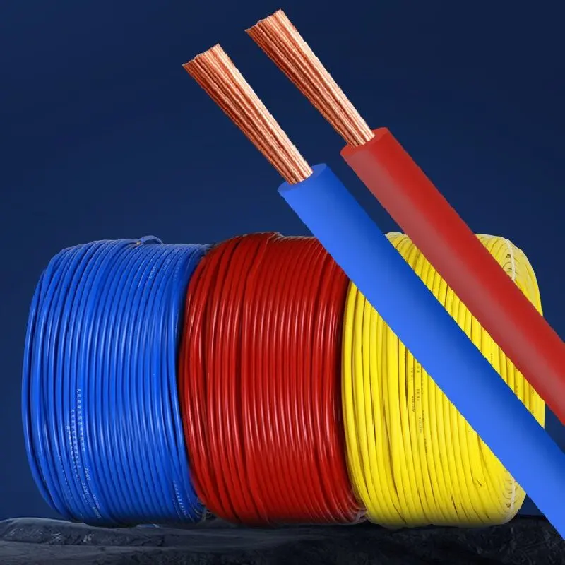 

Гибкий провод с медным сердечником BVR, изоляцией из ПВХ, 14AWG2,5 мм, 100 м