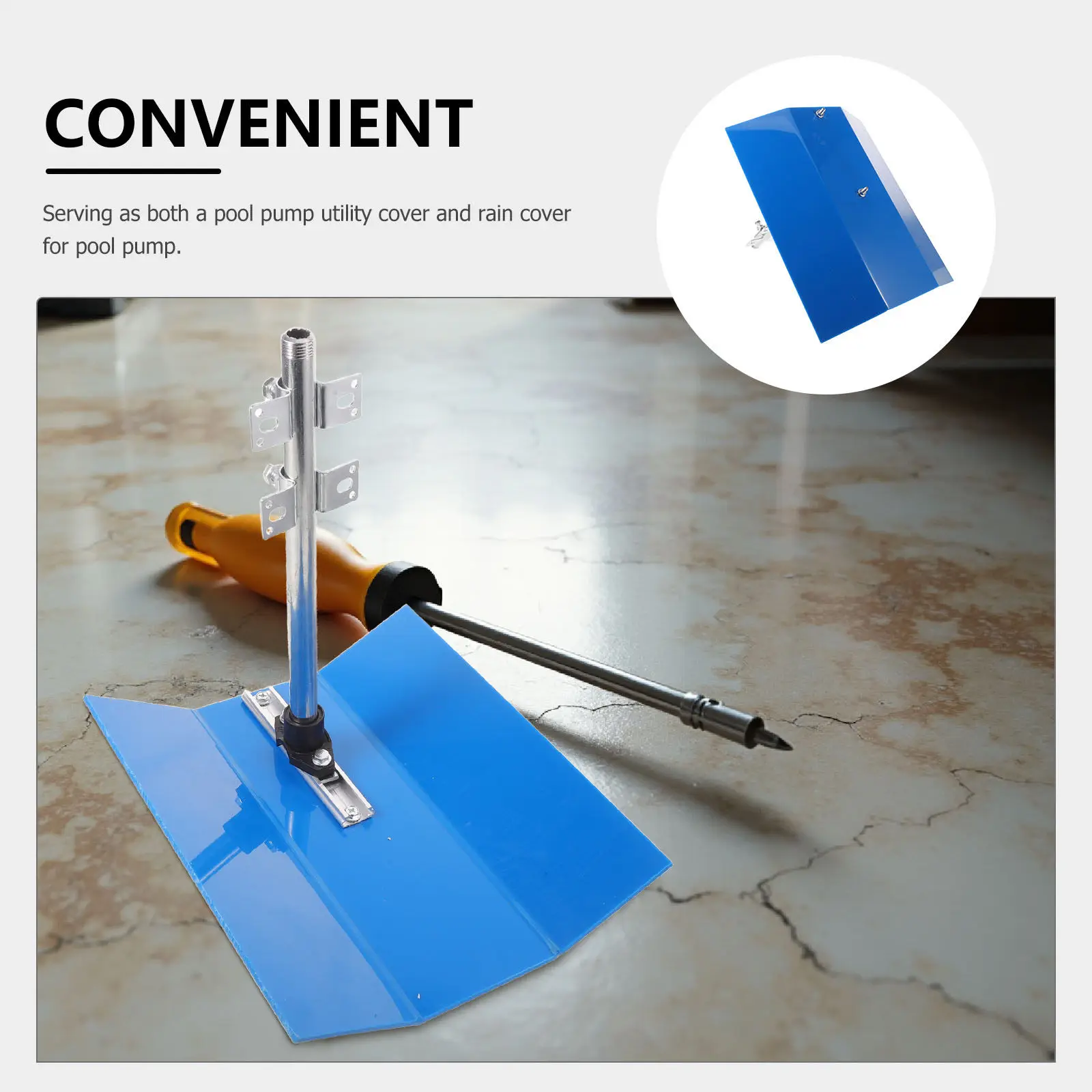 Waterproof Pool Pump Cover Adjustable Outdoor Pump Motor Cover Patio Garden Swimming Pool Motor Rain Guard Above Ground