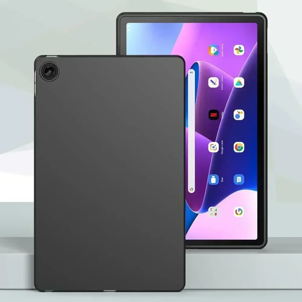 Soft Case For Lenovo Tab M9 M8 4th 8.0 9.0 P11 M10 Plus 2nd 3rd 10.6 10.1 Y700 Flexible Silicone TPU Black Protective Back Cover