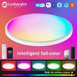 LED Intelligent Ceiling Light Tuya WiFi RGB Dimmable Alexa Voice Controlled Google Home Living Room Bedroom Indoor Lighting