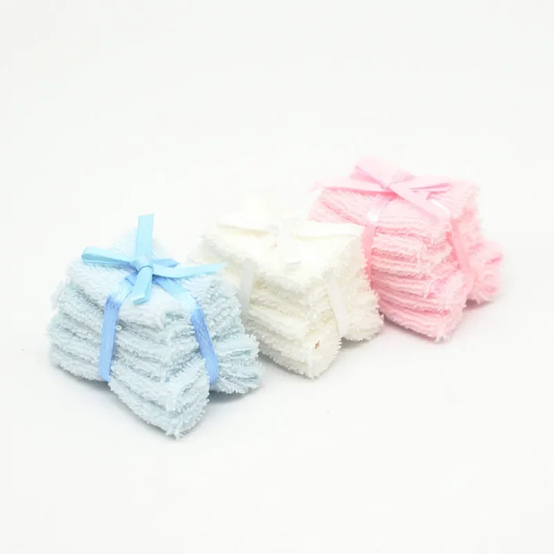 Mini Towel Bath Towel Dollhouse Bathroom Restroom Miniature Shower Decoration Model Decoration Home Decor